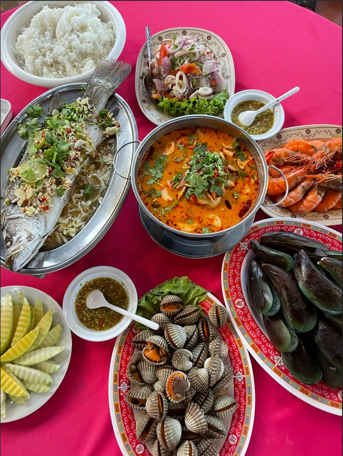 อาหารทะเลสด