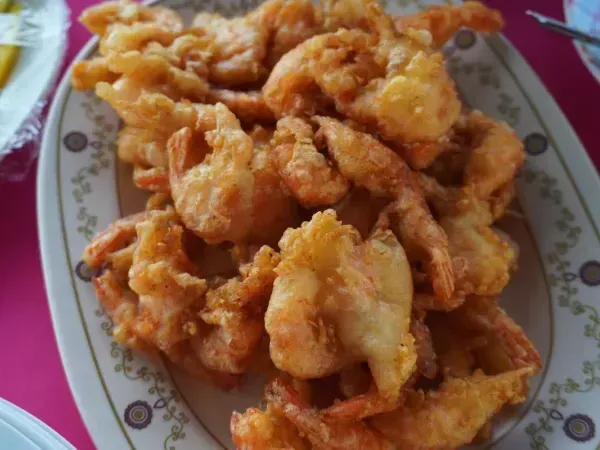กุ้งชุบแป้งทอด